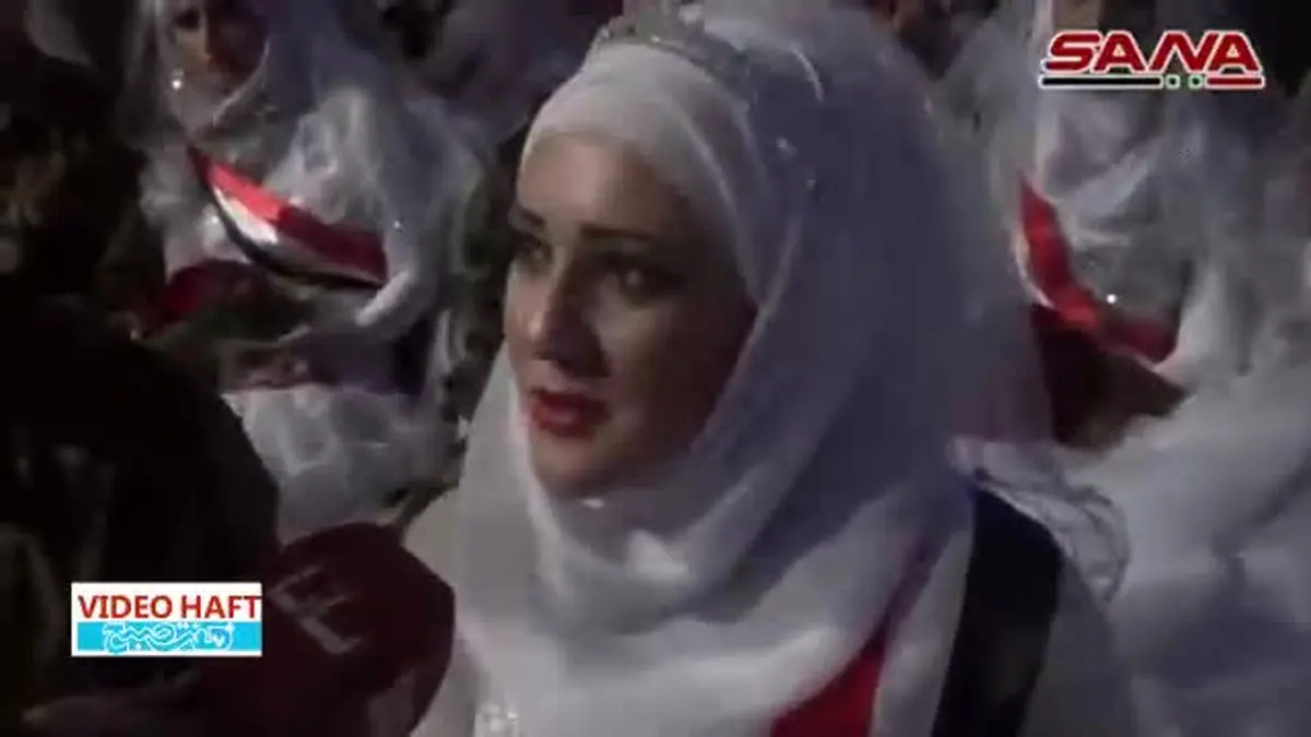 ویدیو هفت| جشن ازدواج گروهی سربازارن ارتش سوریه