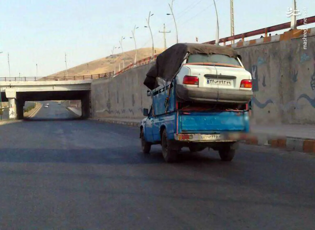 وقتی پراید بار نیسان می‌شود!