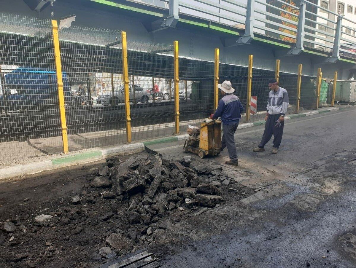 جزئیات قطع درختان در اجرای پروژه زیرگذر میدان سپاه