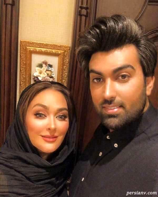 عکس جدید الهام حمیدی و همسرش