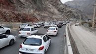 جاده کندوان یکطرفه شد برای تخلیه بار ترافیکی