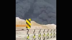 ویدیو هفت | آتش سوزی مخزن قیر در بندرعباس