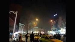 ویدیو هفت| آتش بازی در میدان ولیعصر