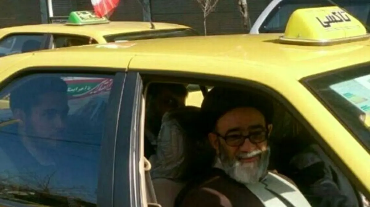 امام جمعه‌ای که بعد از نماز با تاکسی به منزل بازگشت