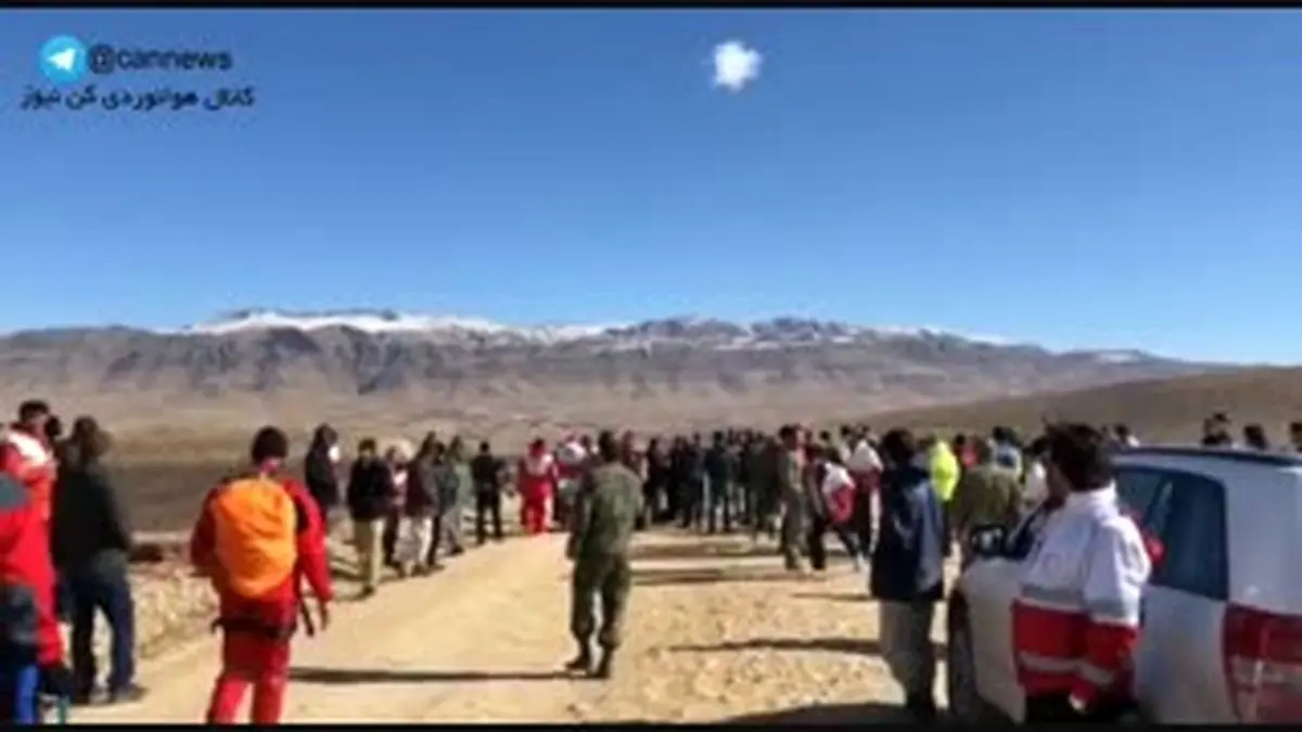 ویدیو هفت| توقف عملیات جستجوی هوایی لاشه هواپیما