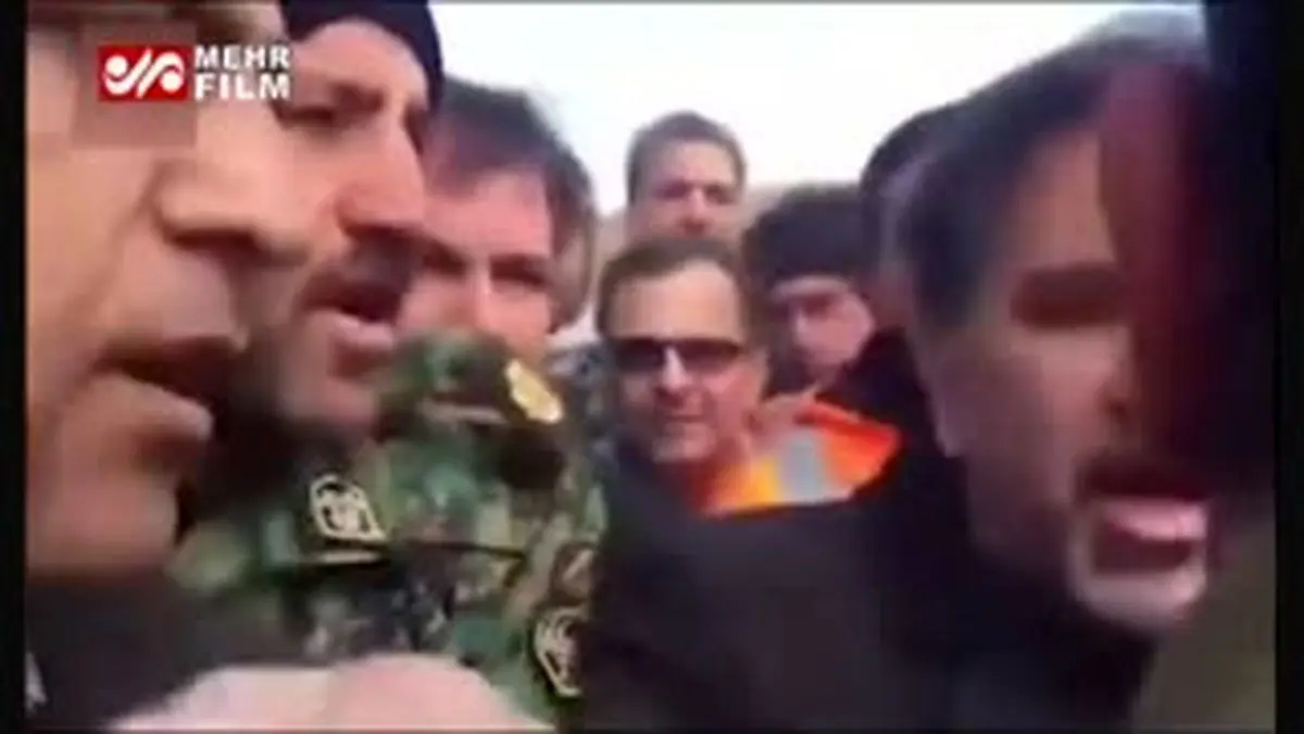 ویدیو هفت| روبه‌رو شدن یکی از اعضای خانواده قربانیان با وزیر راه: خودت سوار اون هواپیما می‌شدی؟