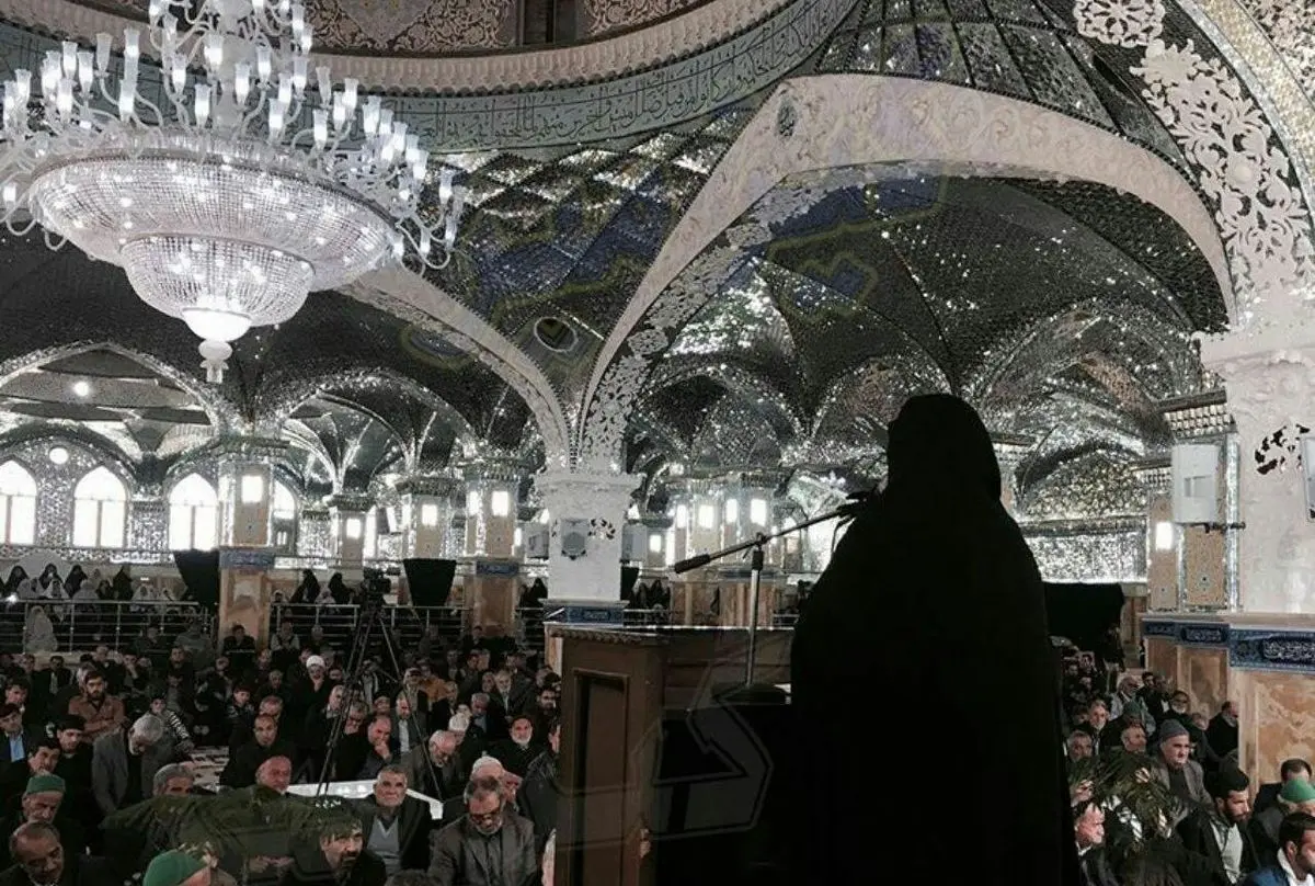 اولین تصویر «الهام چرخنده» در سخنرانی نماز جمعه!