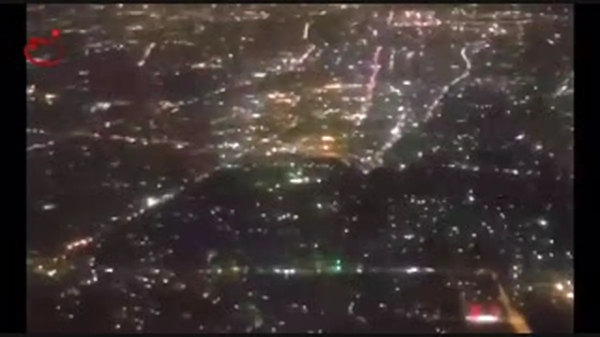 ویدیو هفت| تهران از نمای بالا در شب چهارشنبه سوری