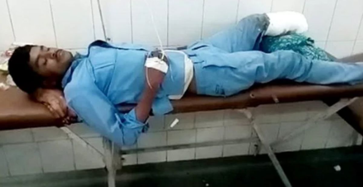 پای قطع شده، بالش بیمار شد