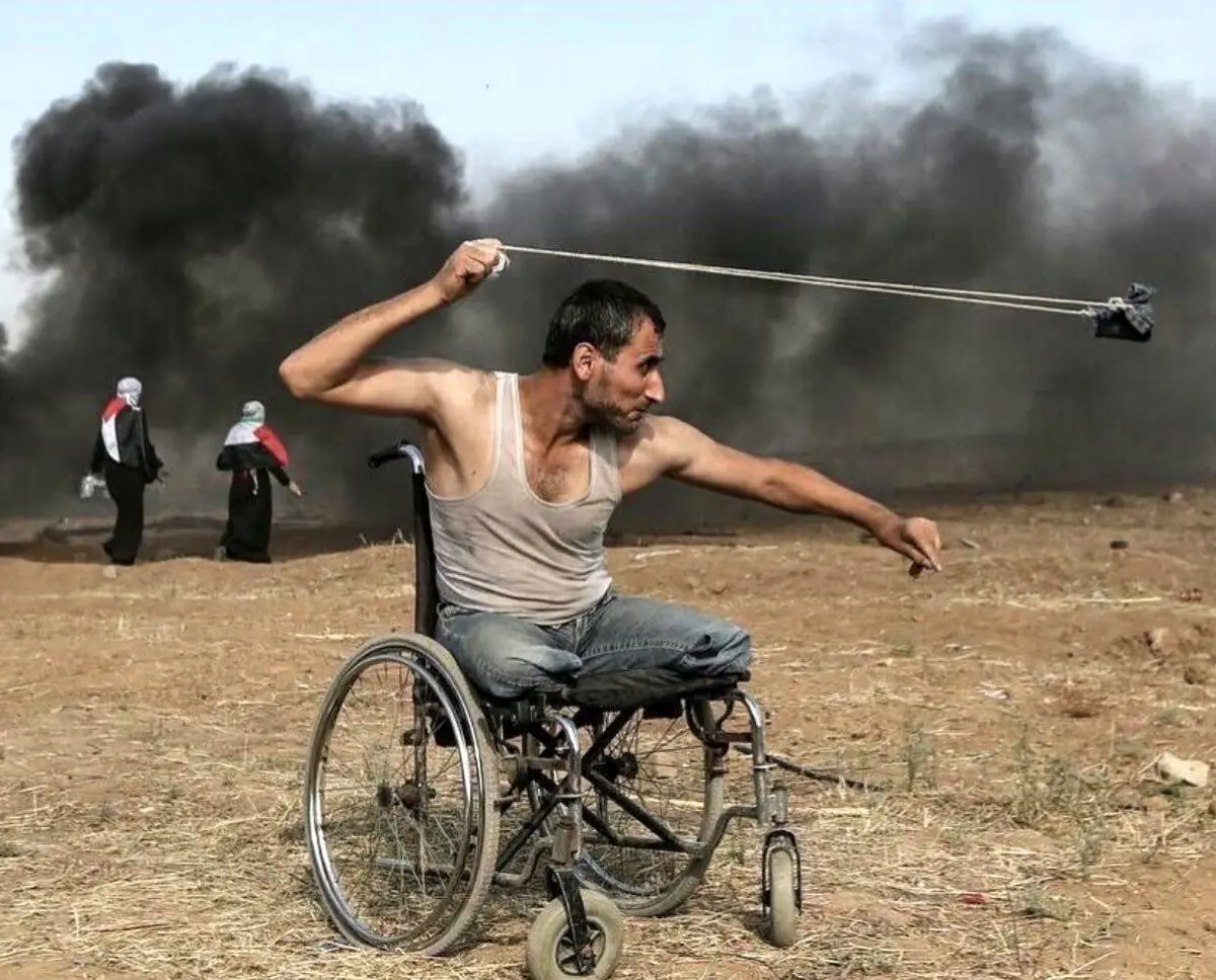 جوان ۲۹ساله فلسطینی که تصویرش دنیا را تکان داد