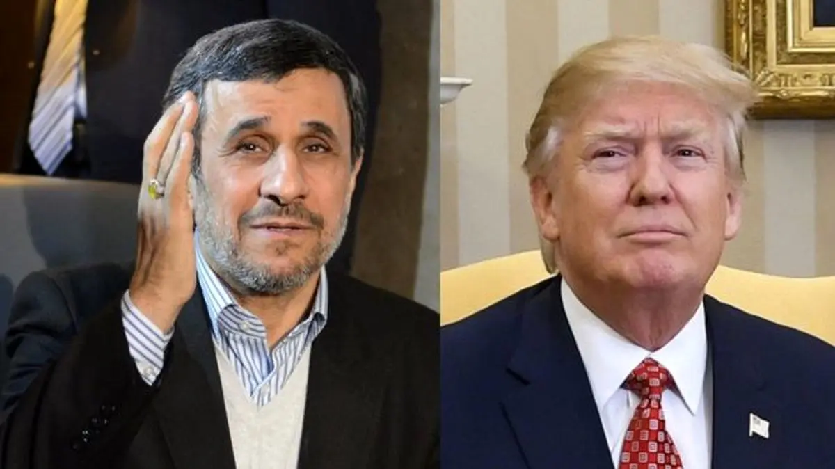 توئیت احمدی نژاد به ترامپ