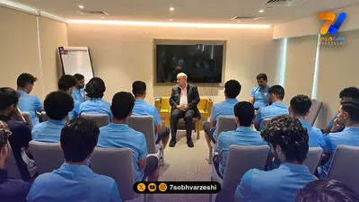 تماس رییس فدراسیون با اردوی ملی پوشان امید