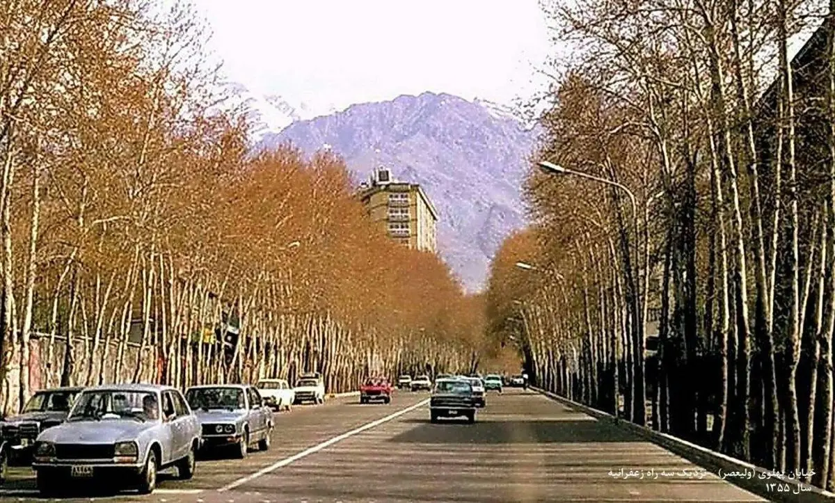 عکس | سه‌راه زعفرانیه در دهه ۵۰