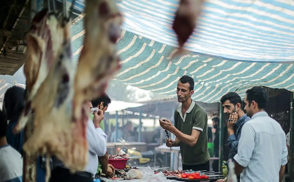 گزارش تصویری؛ جمعه‌بازار قدیمی گوشت و کباب در شهرستان جویبار