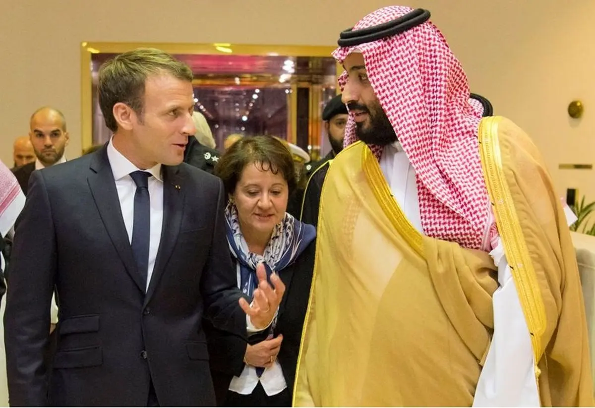 امانوئل مکرون در گوش بن سلمان چه گفت؟