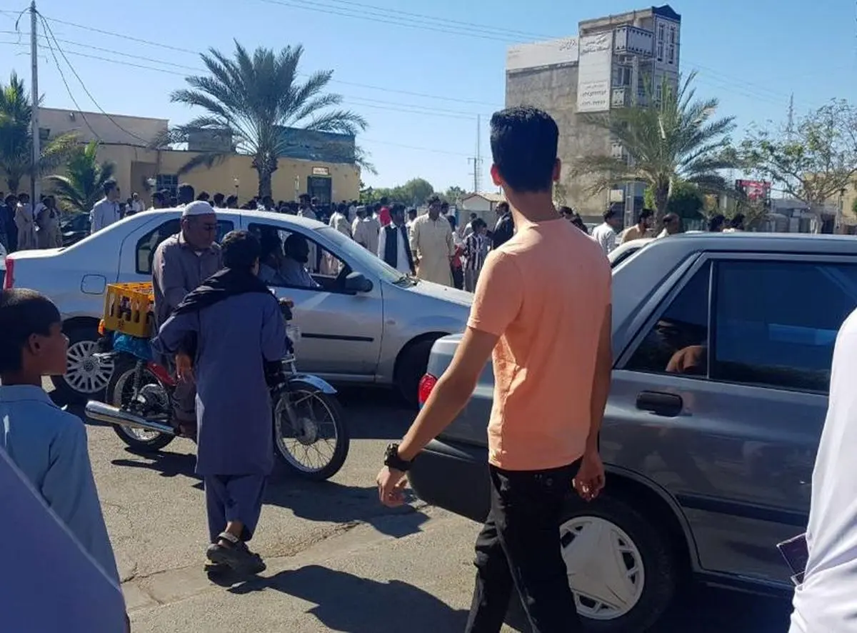 فیلم | لحظاتی پس از انفجار خودروی بمب‌گذاری شده در چابهار