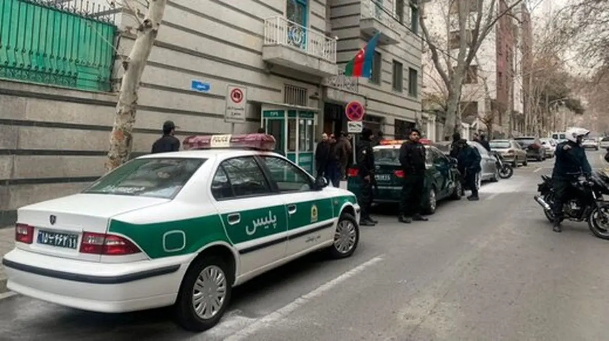 فرد مهاجم به سفارت آذربایجان در تهران دستگیر شد