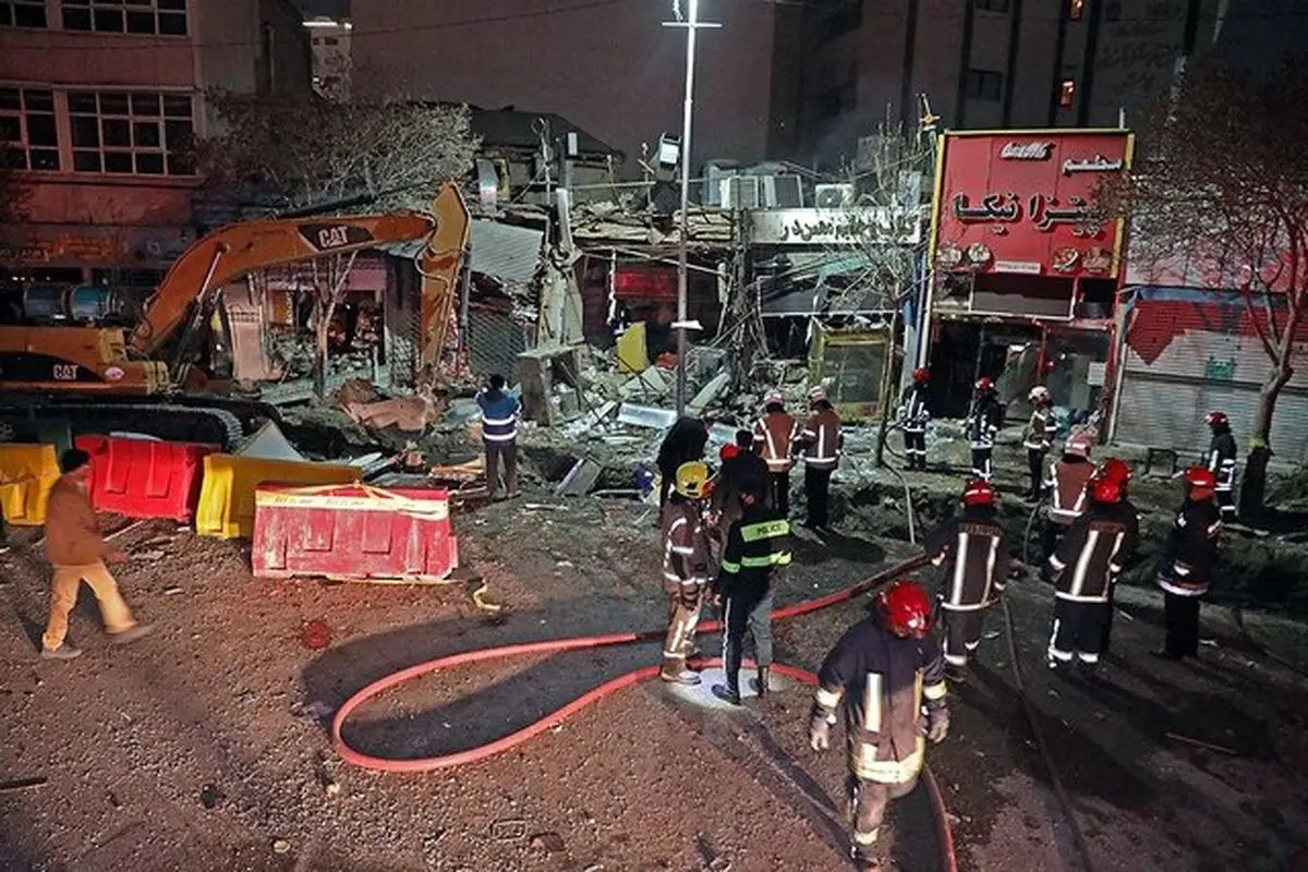 انفجار گاز در میدان طبرسی مشهد