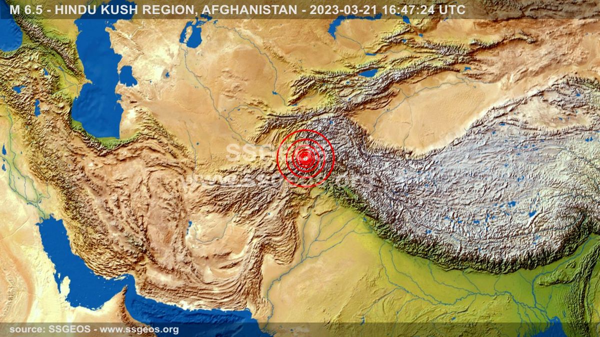 وقوع زلزلهای قدرتمند در پاکستان و افغانستان