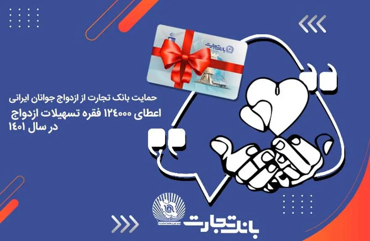 در سال 1401 محقق شد؛ آغاز زندگی مشترک 124 هزار جوان ایرانی با تسهیلات بانک تجارت