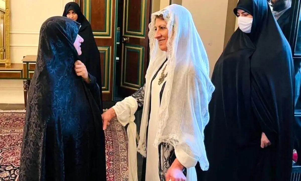 دیدار همسران رؤسای جمهور ایران و عراق