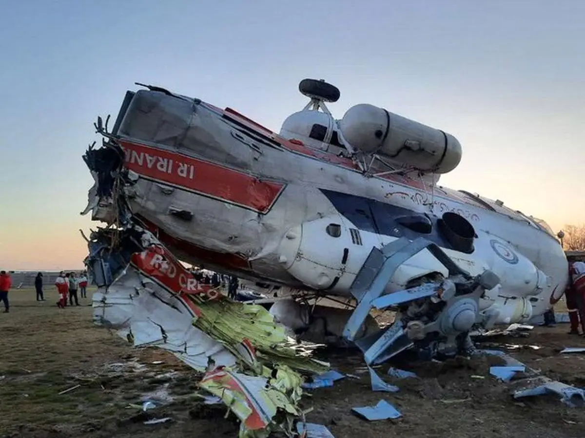 مقصر سقوط بالگرد حامل وزیر مشخص شد