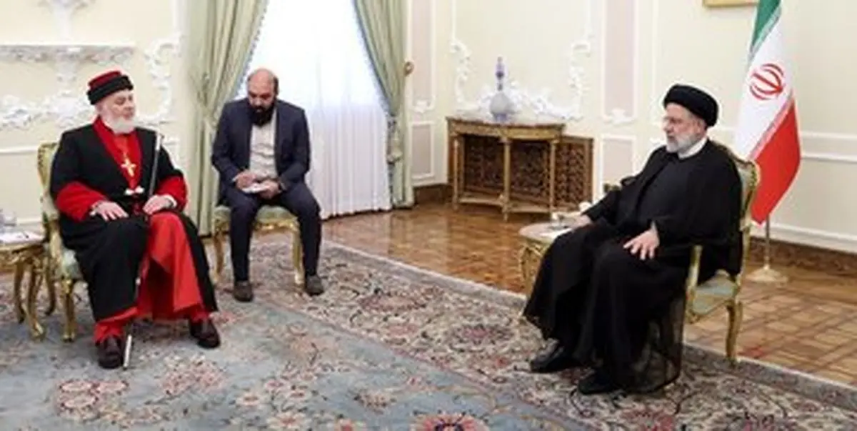 دیدار رئیسی با رهبر جهانی کلیسای شرق آشوری
