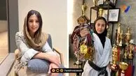 قاب ورزشی | شقایق بختیاری دختر قدرتمند کاراته