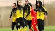 صدرنشینی مقتدرانه خاتون بم در پایان هفته ششم لیگ برتر فوتبال زنان