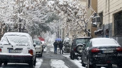 ایران در پوشش سفید برف و باران(گزارش تصویری)