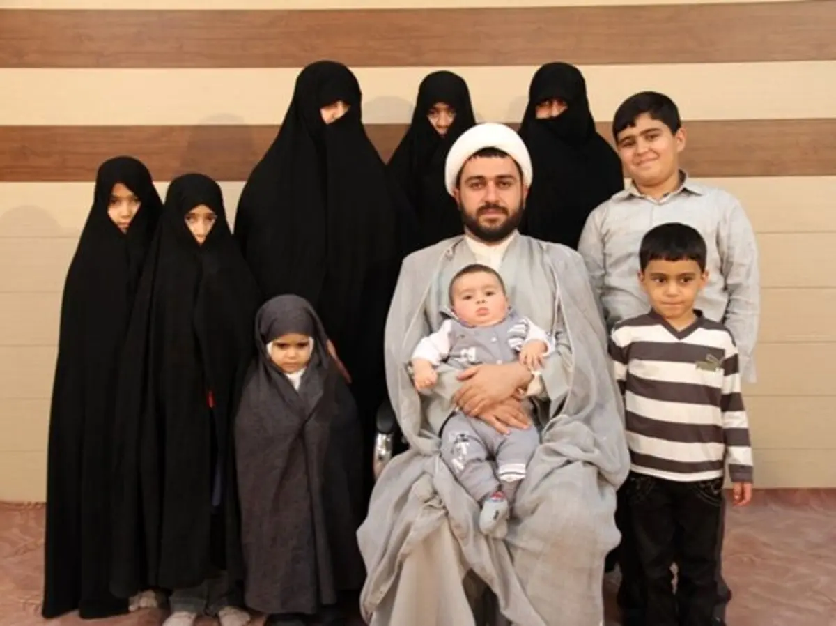 آشنایی با روحانی ۳۷ ساله با ۱۱ فرزند