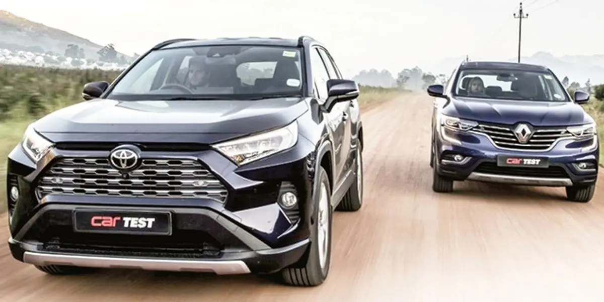 جدال رنو کولئوس با تویوتا RAV4 جدید