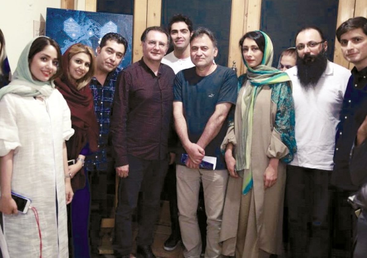 در حاشیه مراسم اکران فیلم کاشی «هفت رنگ»