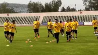 گرم کردن اعضای تیم ستارگان رسانه پیش از دیدار رده بندی