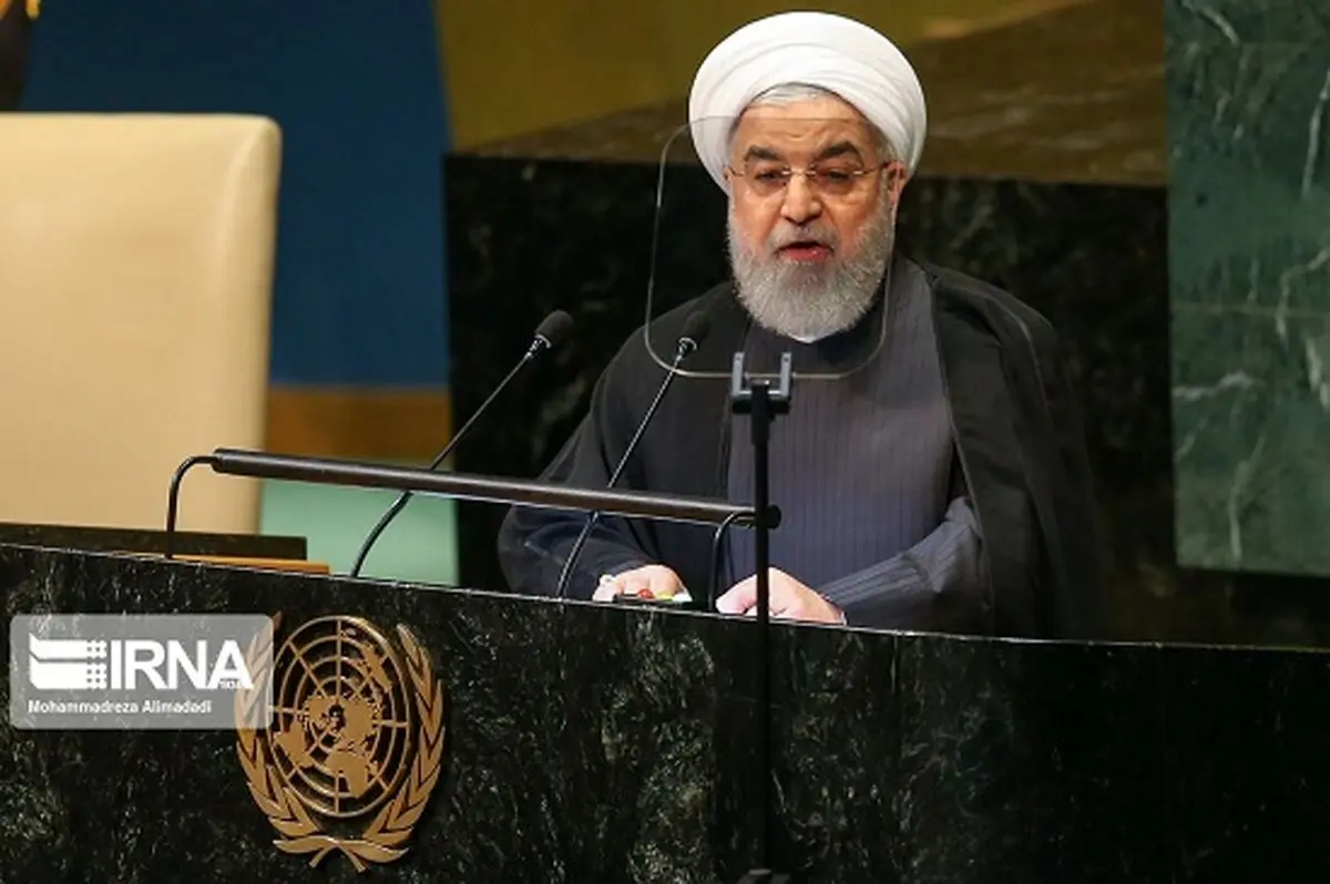 روحانی در مجمع سازمان ملل: پاسخ ما به مذاکره‌ی تحت تحریم، نه است
