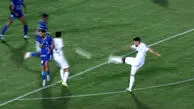 گل اول ذوب آهن به استقلال توسط پویا مختاری
