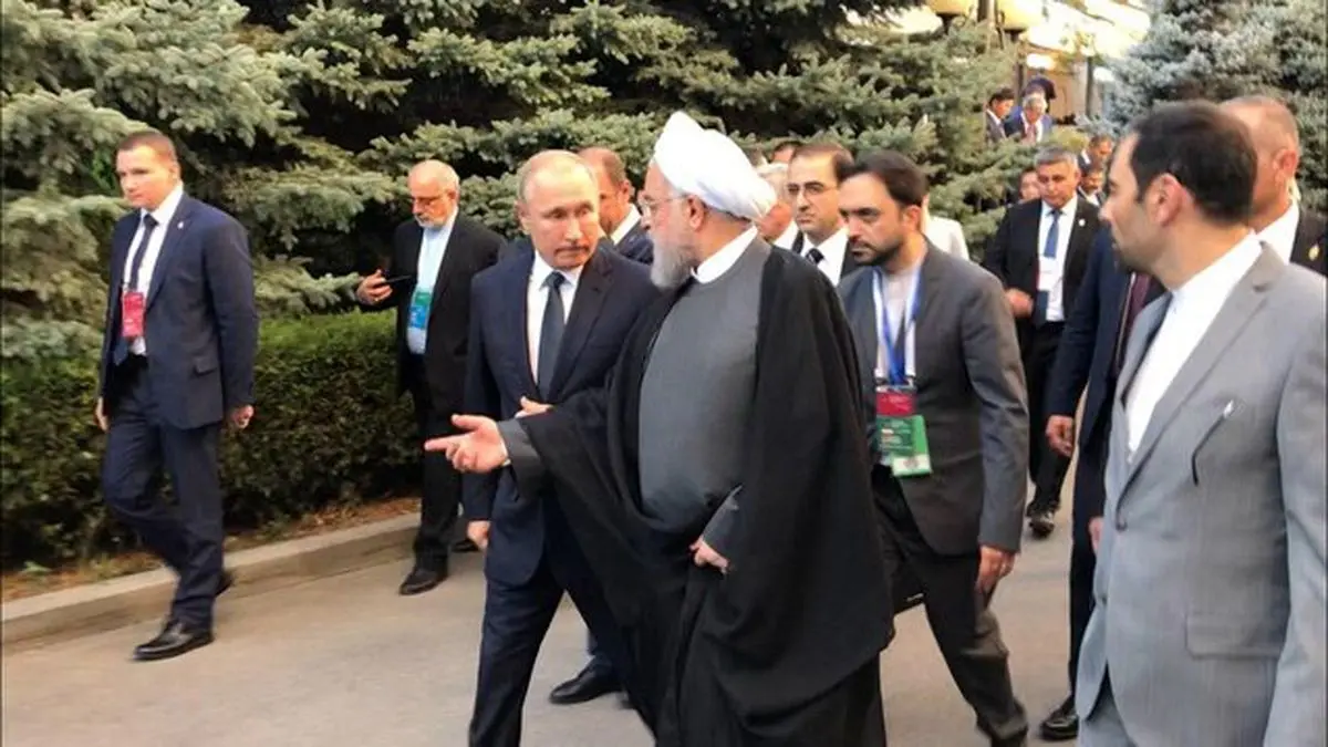 گفت‌وگوی روسای جمهوری ایران و روسیه درباره ابتکار «صلح هرمز»