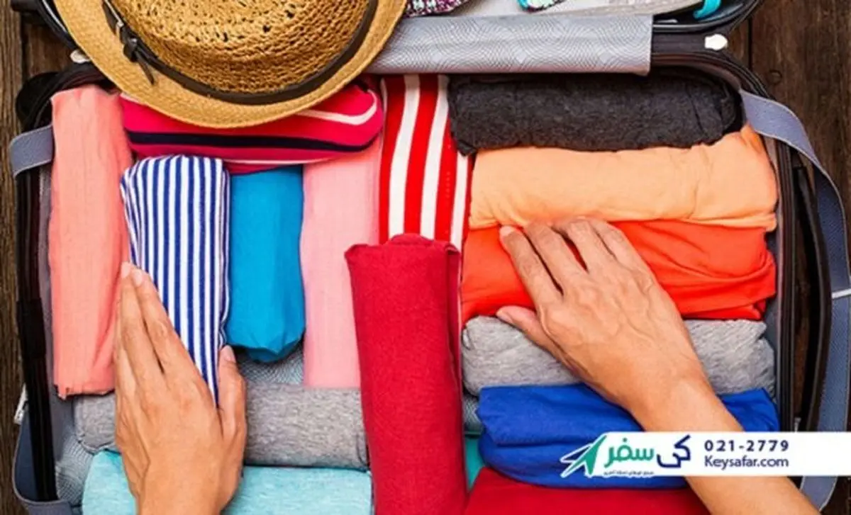 ۱۰ ترفند برای چیدمان وسایل در چمدان برای سفر