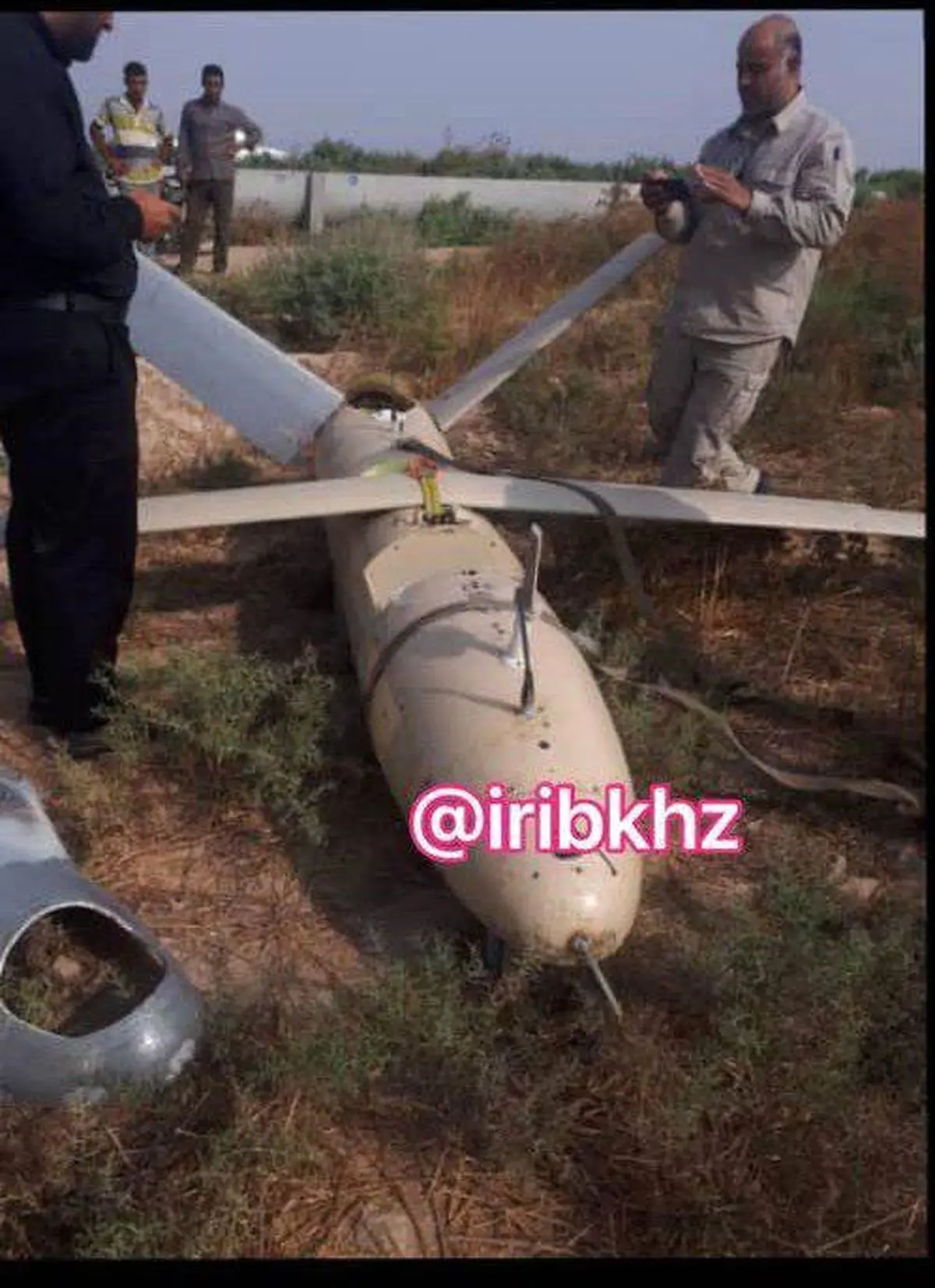 یک پهپاد ناشناس در شوشتر سقوط کرد