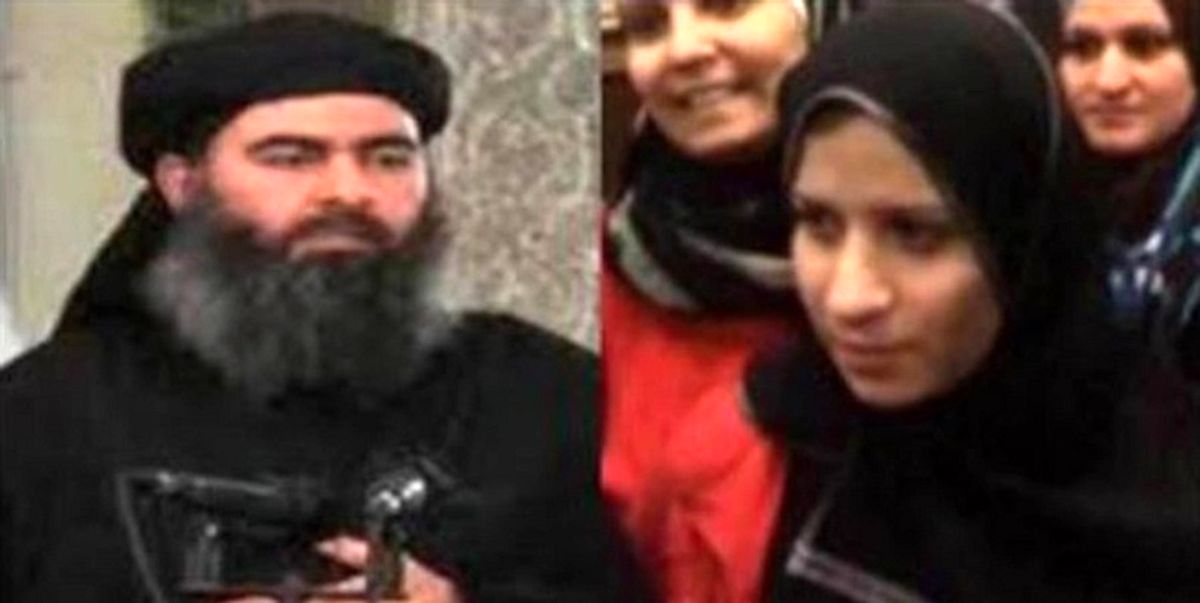 همسر ابوبکر البغدادی بازداشت شد