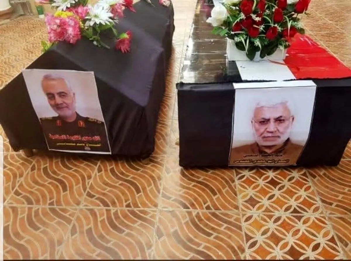 آغاز مراسم تشییع پیکر سردار سلیمانی در بغداد