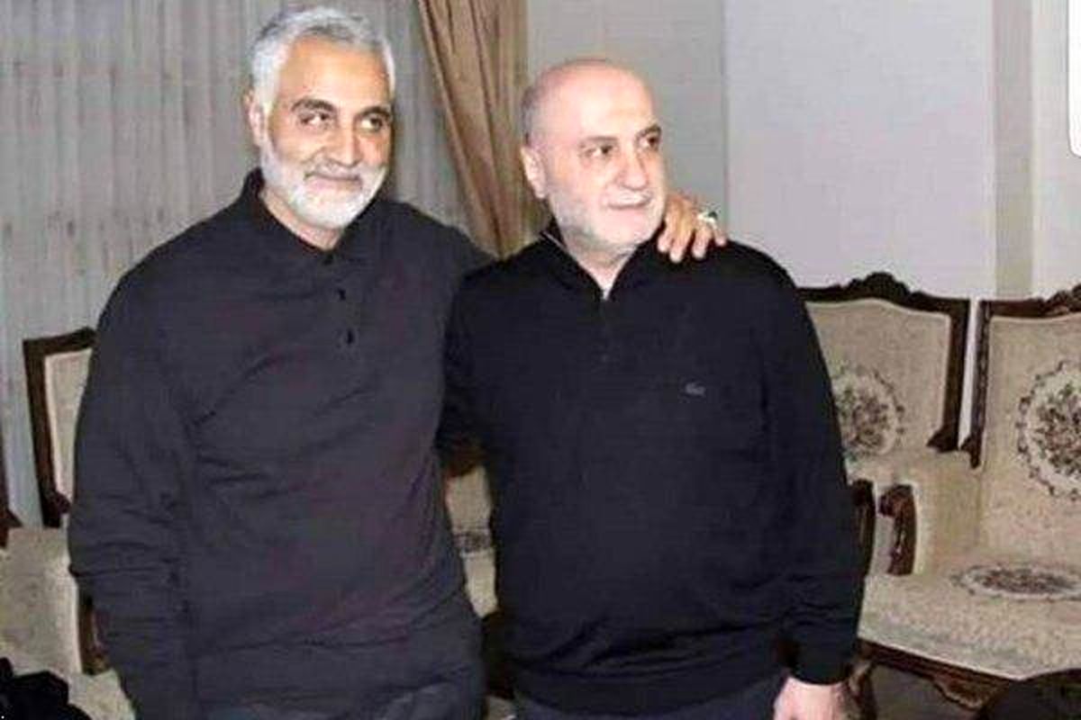 آخرین تصویر از سردار سلیمانی که در بیروت ثبت شد