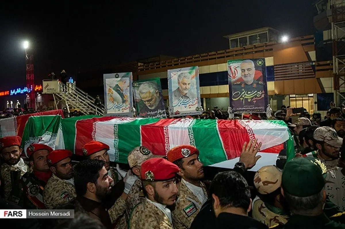 پیکر سردار سلیمانی وارد میهن شد