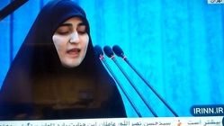 تماشا کنید: سخنرانی دختر سردار سلیمانی در مراسم وداع