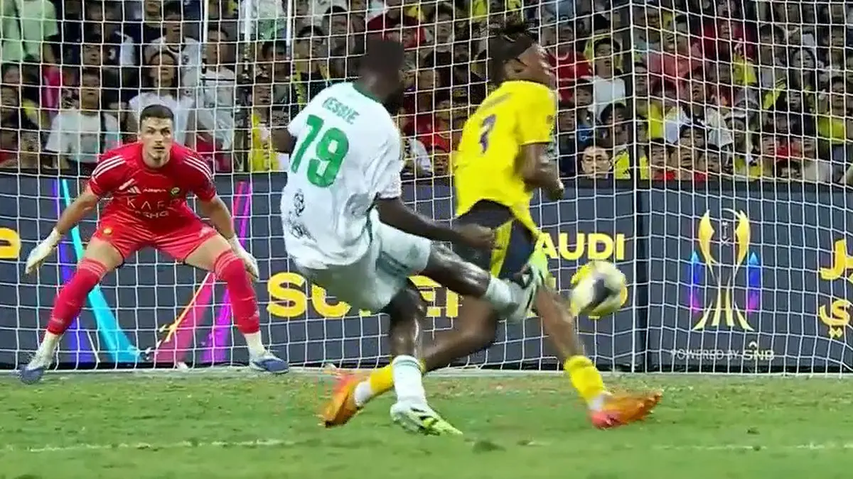 گل اول الاهلی به النصر توسط فرانک کسیه
