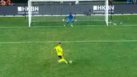 گل اول النصر به الاهلی توسط کریستیانو رونالدو