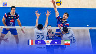 خلاصه والیبال ایران 0 - فرانسه 3