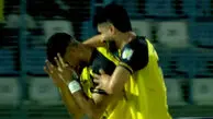 گل اول سپاهان به ملوان توسط یوسفی