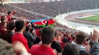 حاملان پرچم کشور آذربایجان در بازی تراکتور-سپاهان بازداشت شدند
