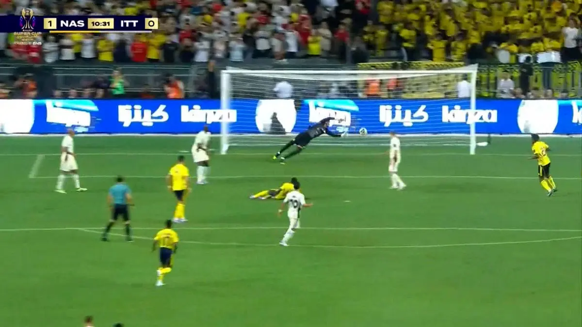 گل اول النصر به الاتحاد